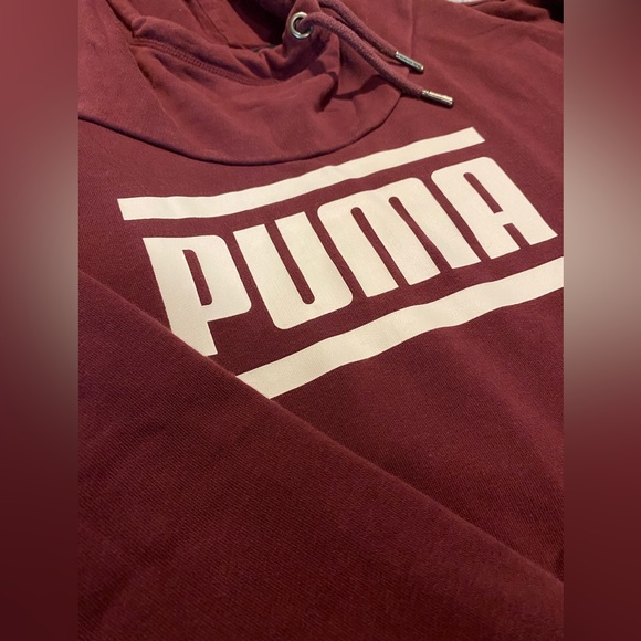 maroon puma hoodie - Picture 2 of 7